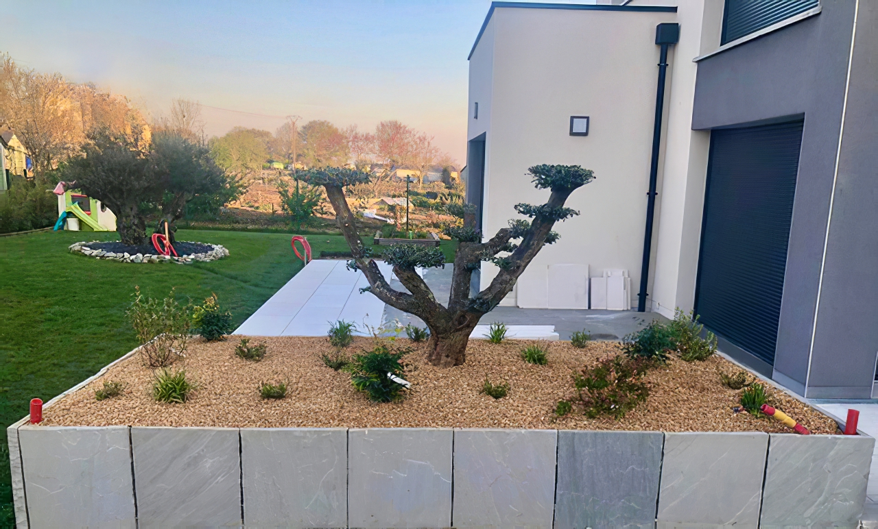 Plantations, massifs et végétaux installés par Les jardins de Marceau